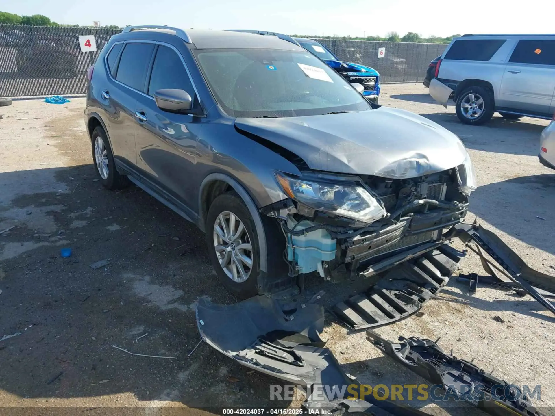 1 fotografías del automóvil dañado KNMAT2MT4LP514652 NISSAN ROGUE 2020
