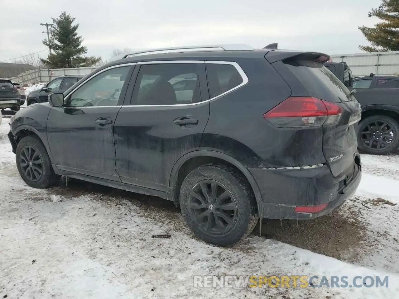 2 fotografías del automóvil dañado KNMAT2MT5LP513655 NISSAN ROGUE 2020