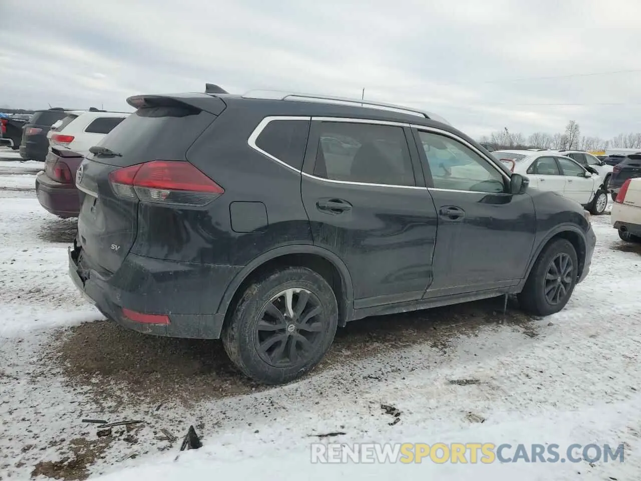 3 fotografías del automóvil dañado KNMAT2MT5LP513655 NISSAN ROGUE 2020