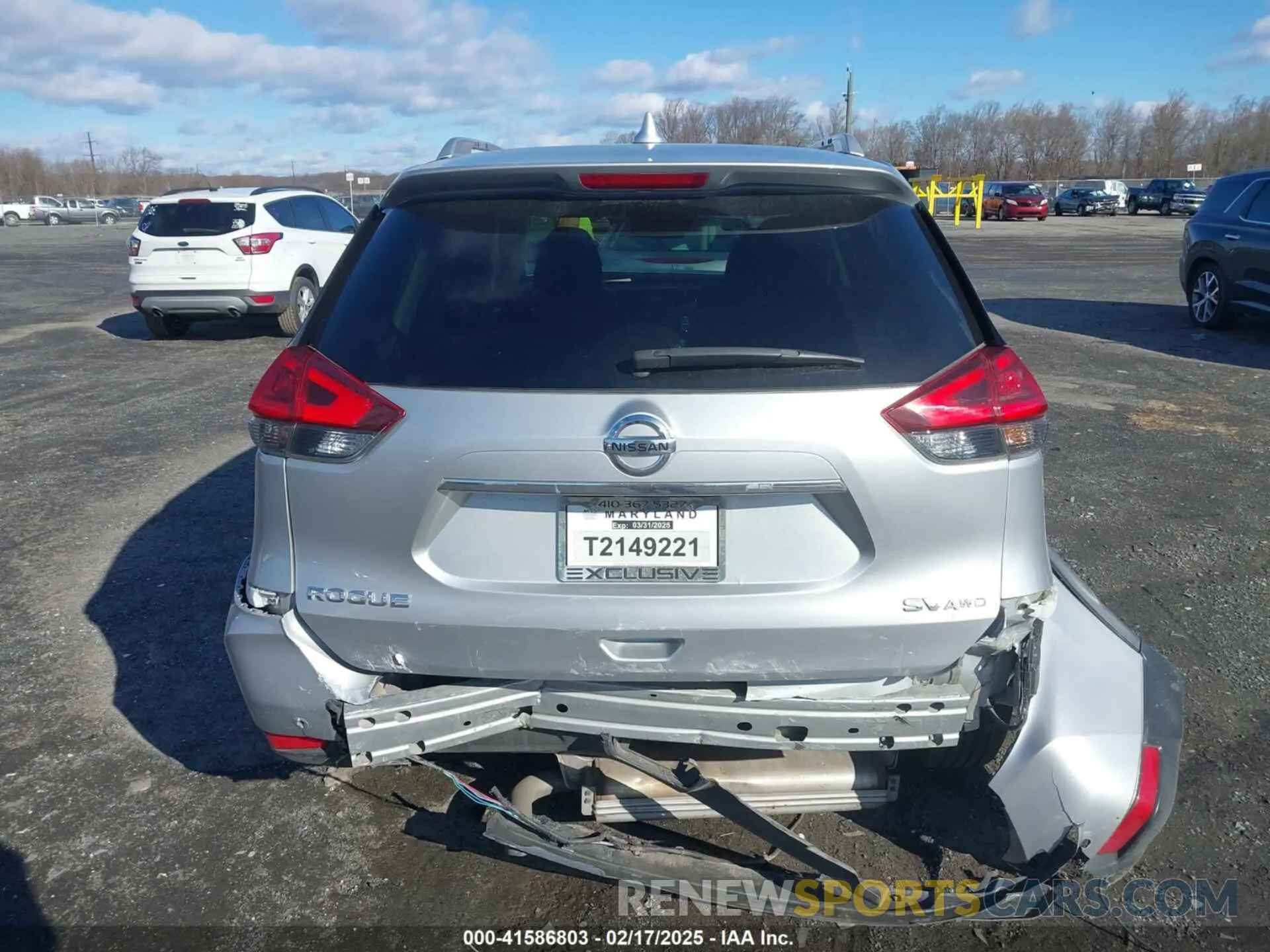 15 fotografías del automóvil dañado KNMAT2MT6LP523174 NISSAN ROGUE 2020