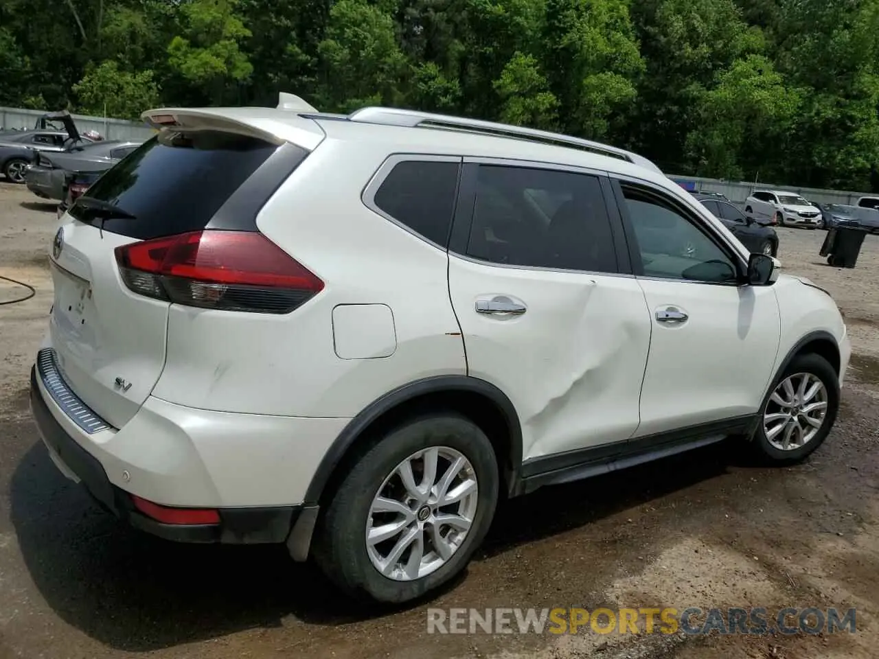 3 fotografías del automóvil dañado KNMAT2MT6LP539648 NISSAN ROGUE 2020