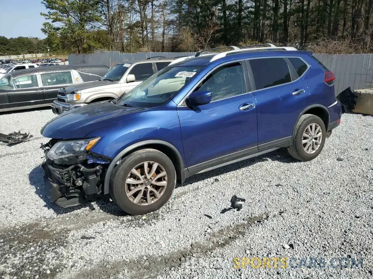 1 fotografías del automóvil dañado KNMAT2MT7LP504875 NISSAN ROGUE 2020
