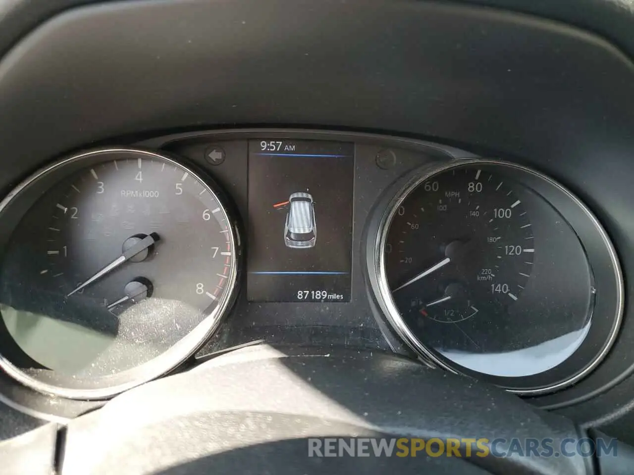 9 fotografías del automóvil dañado KNMAT2MT7LP504875 NISSAN ROGUE 2020