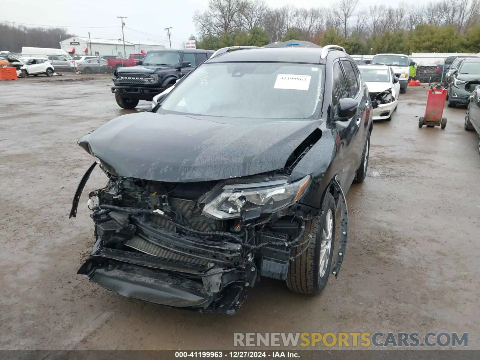 2 fotografías del automóvil dañado KNMAT2MT7LP507694 NISSAN ROGUE 2020