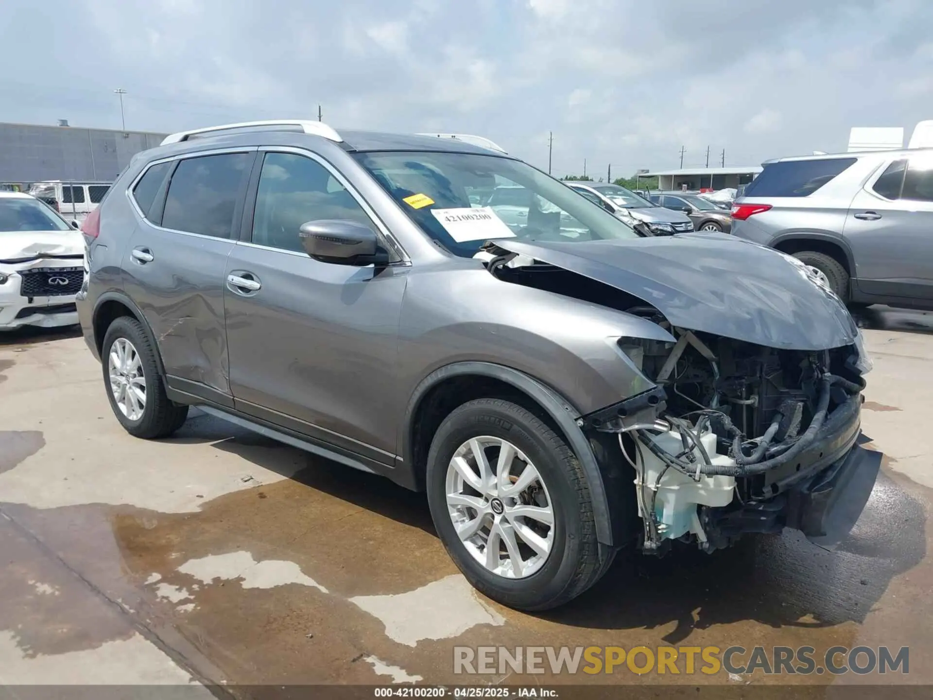 1 fotografías del automóvil dañado KNMAT2MT8LP510300 NISSAN ROGUE 2020