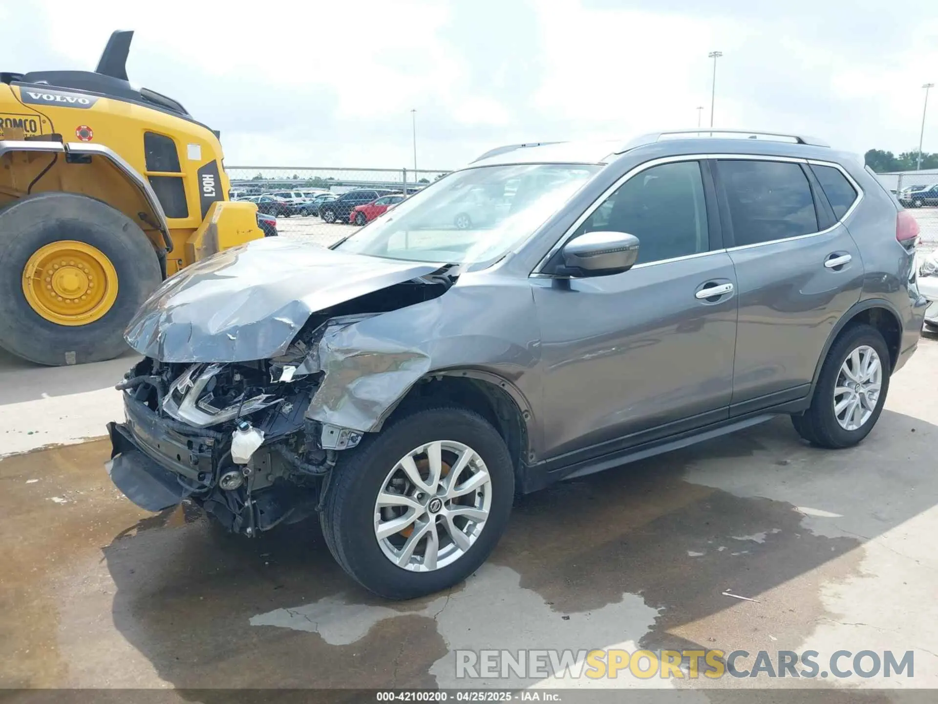 2 fotografías del automóvil dañado KNMAT2MT8LP510300 NISSAN ROGUE 2020