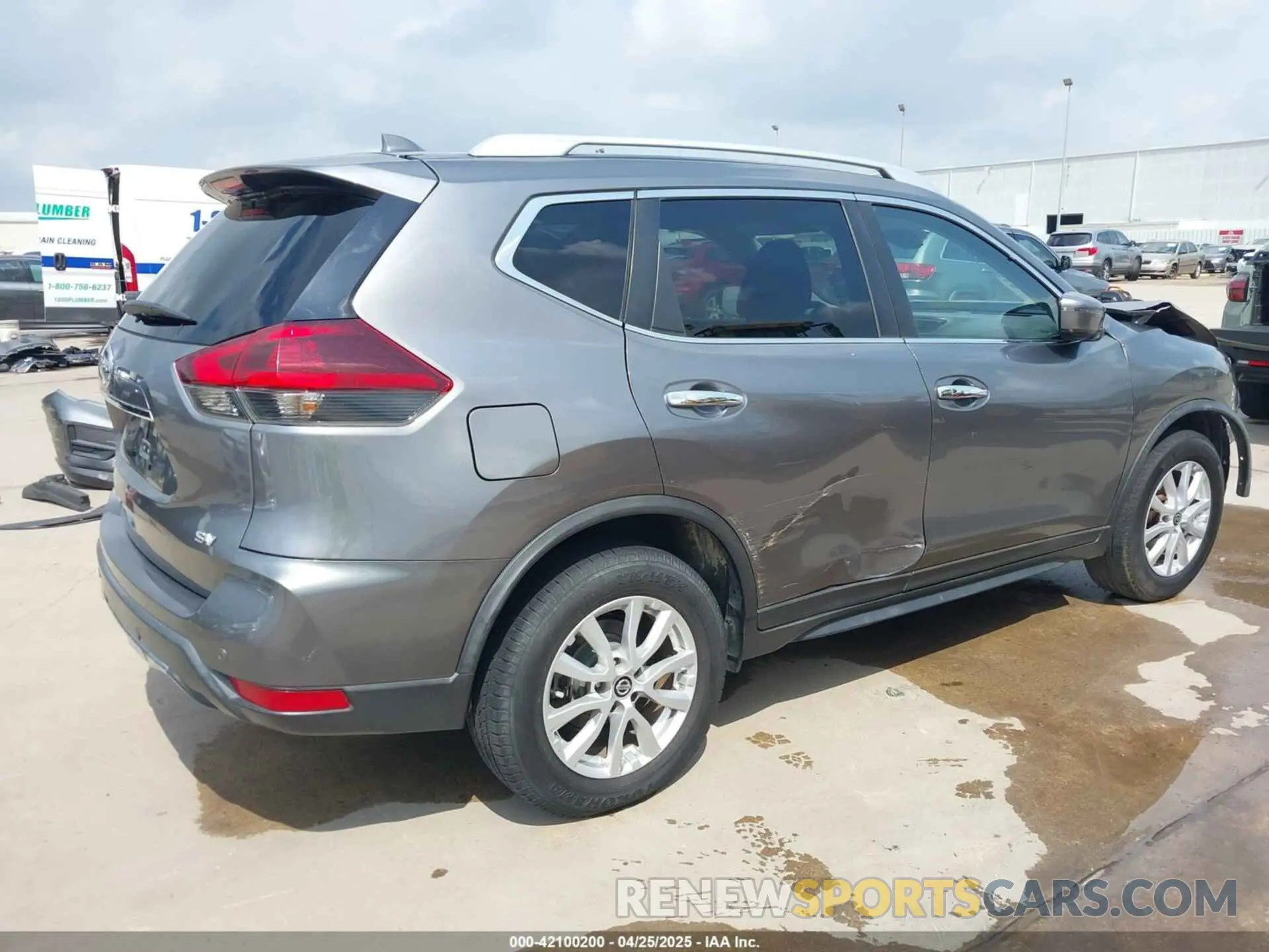 4 fotografías del automóvil dañado KNMAT2MT8LP510300 NISSAN ROGUE 2020