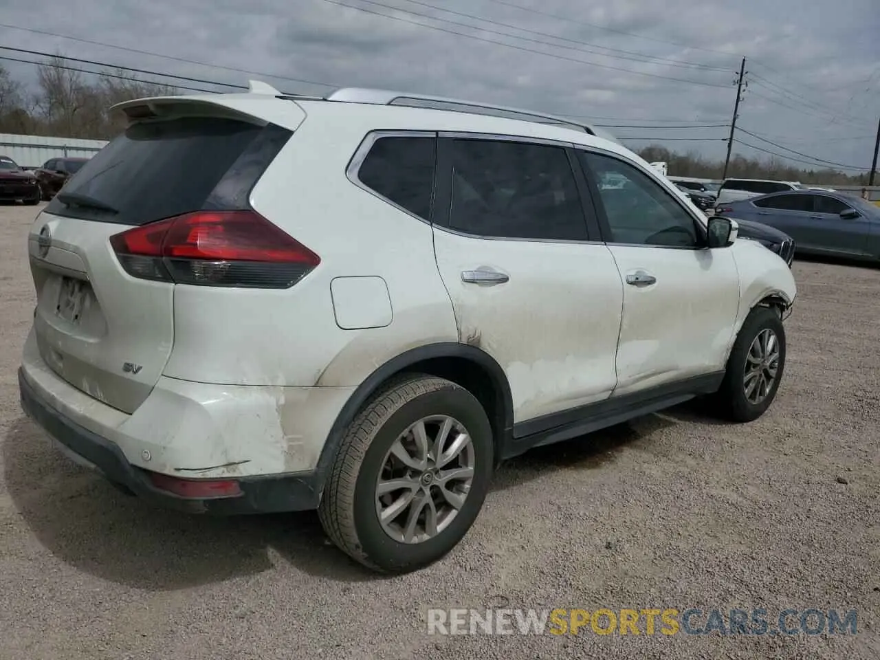 3 fotografías del automóvil dañado KNMAT2MT8LP534502 NISSAN ROGUE 2020