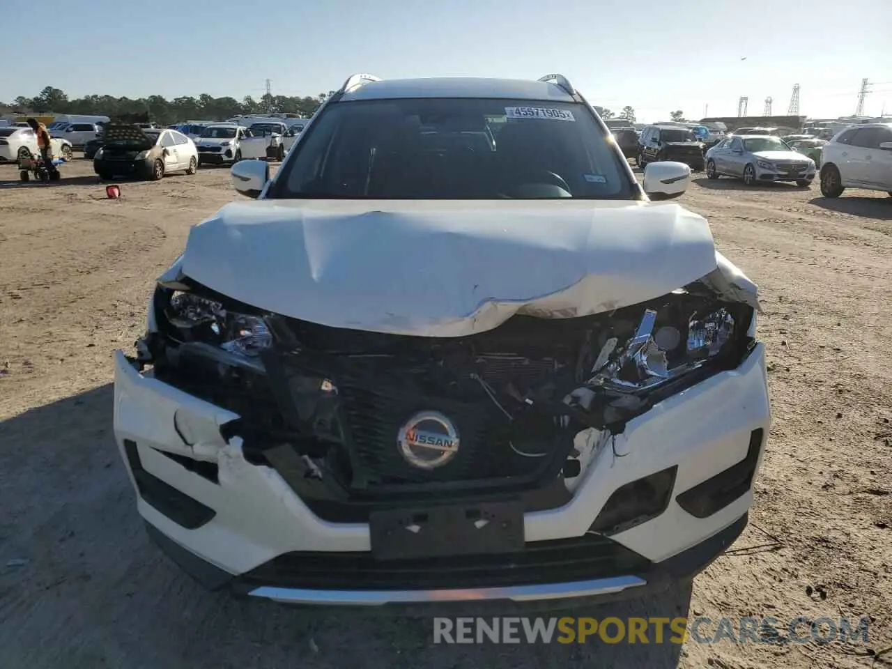5 fotografías del automóvil dañado KNMAT2MTXLP536106 NISSAN ROGUE 2020