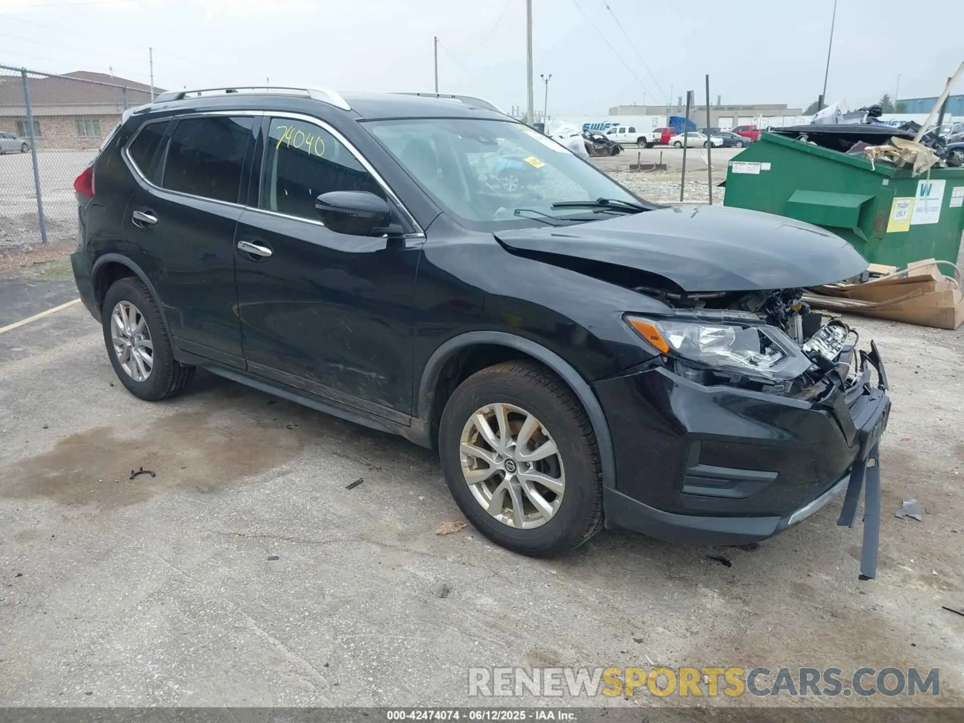 1 fotografías del automóvil dañado KNMAT2MV1LP509216 NISSAN ROGUE 2020