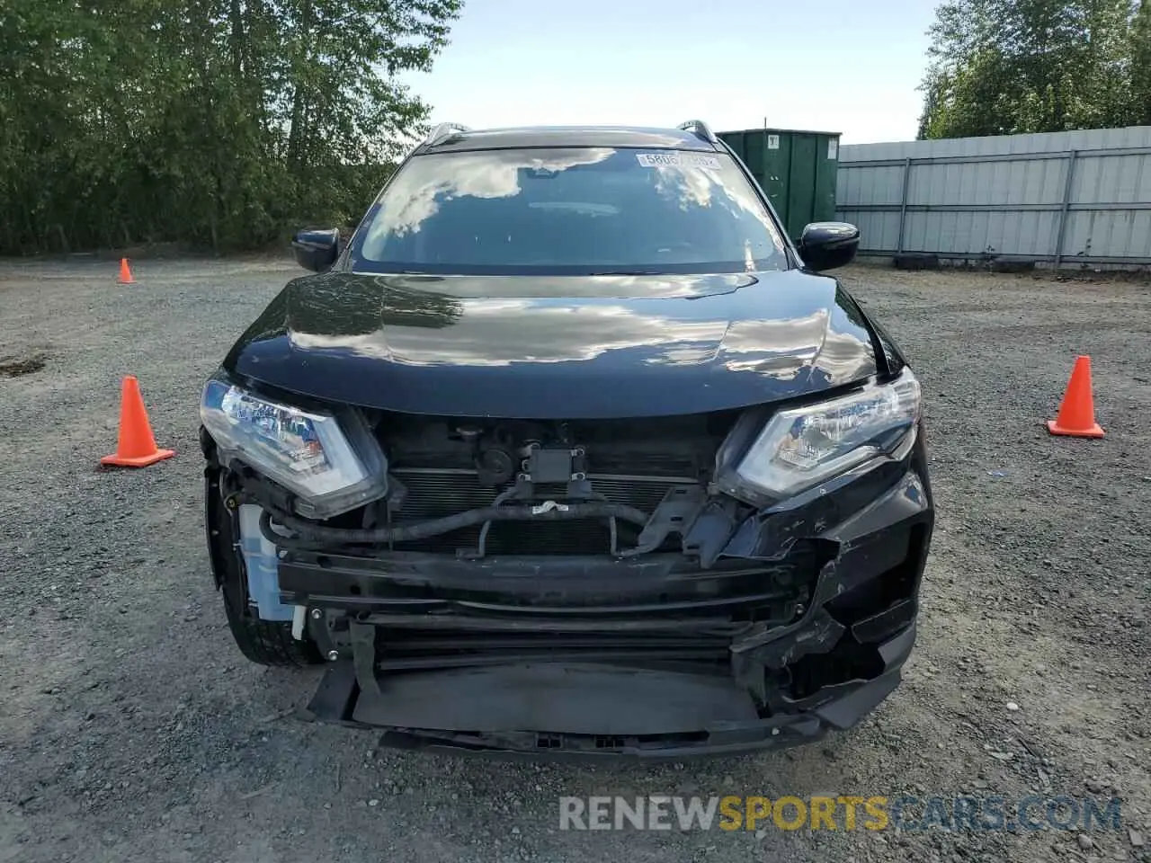 5 fotografías del automóvil dañado KNMAT2MV2LP516000 NISSAN ROGUE 2020