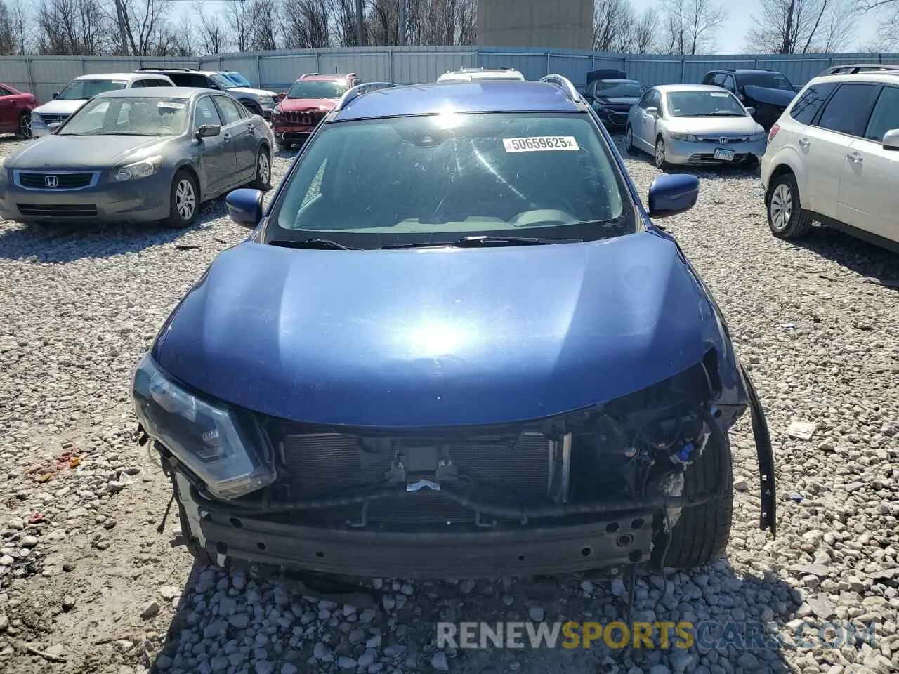 5 fotografías del automóvil dañado KNMAT2MV2LP525568 NISSAN ROGUE 2020