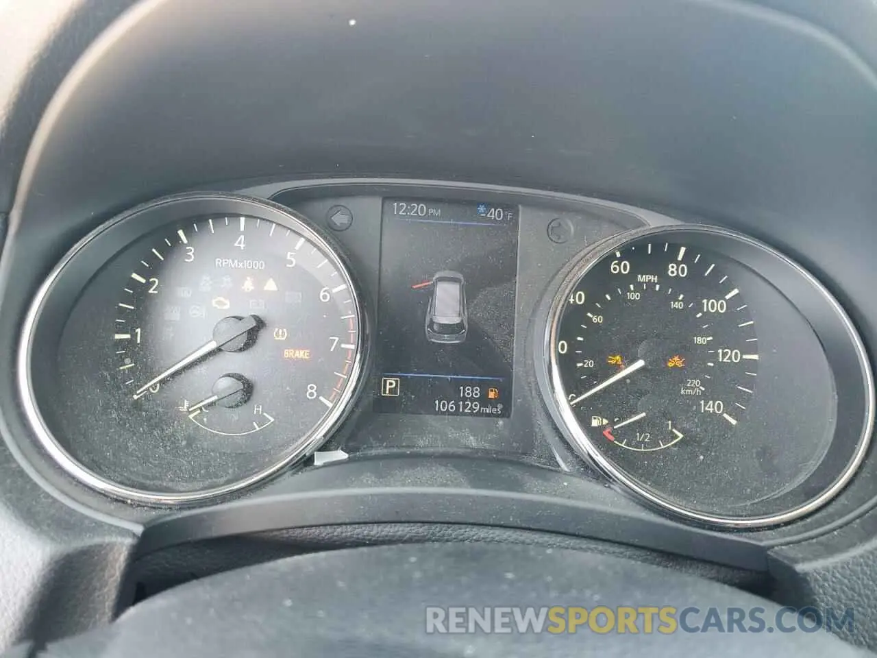 9 fotografías del automóvil dañado KNMAT2MV2LP525568 NISSAN ROGUE 2020