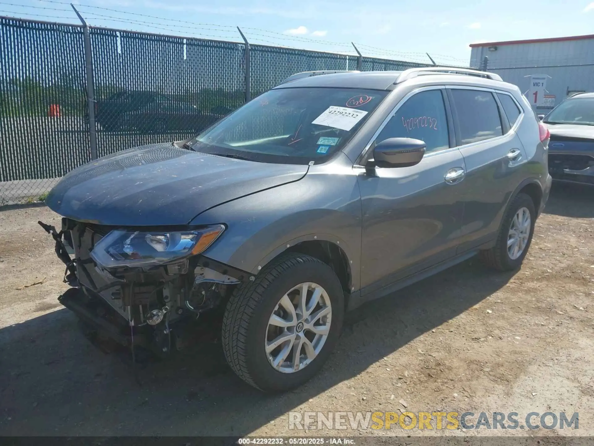 2 fotografías del automóvil dañado KNMAT2MV4LP538967 NISSAN ROGUE 2020
