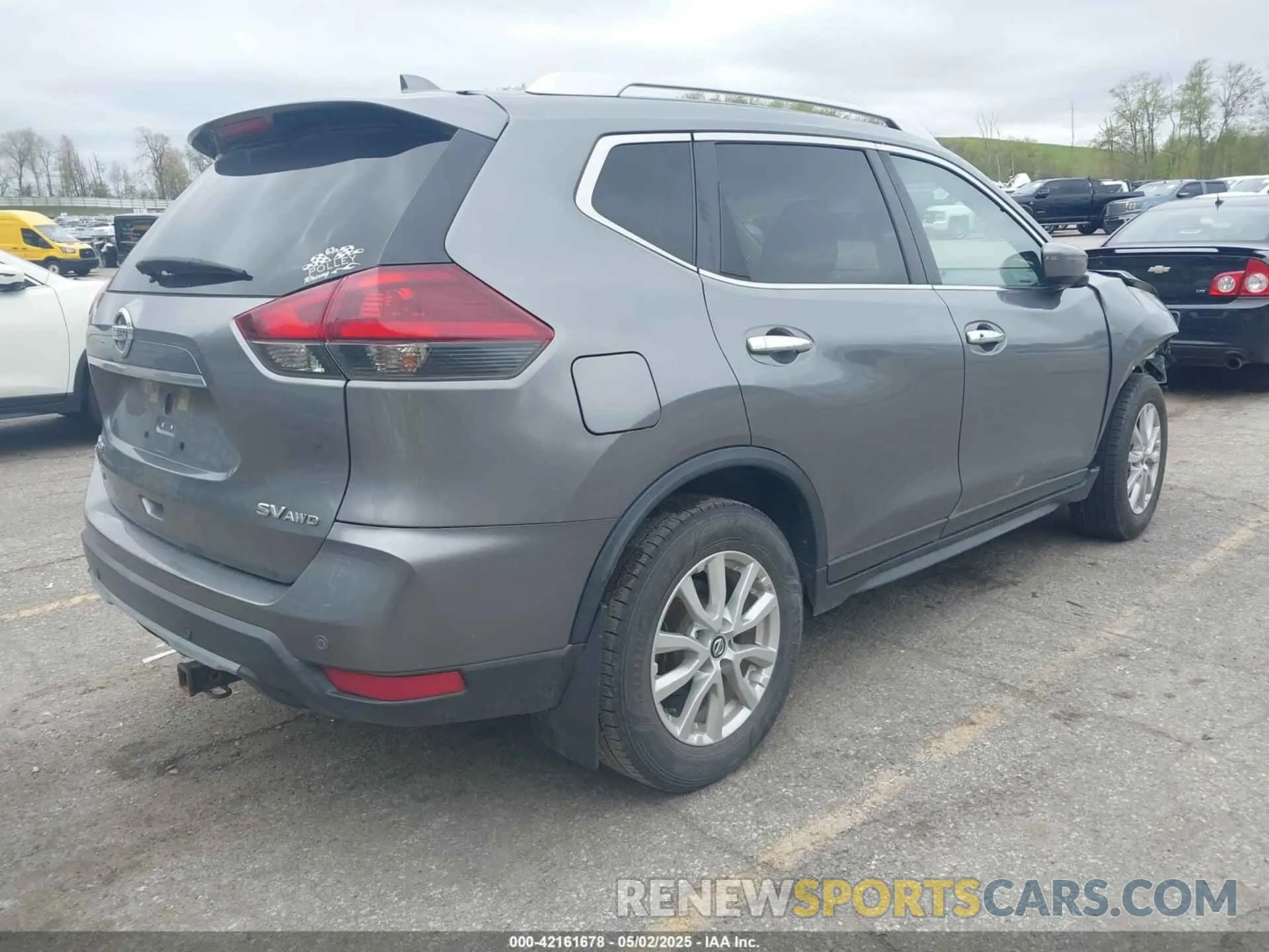 4 fotografías del automóvil dañado KNMAT2MV5LP505962 NISSAN ROGUE 2020