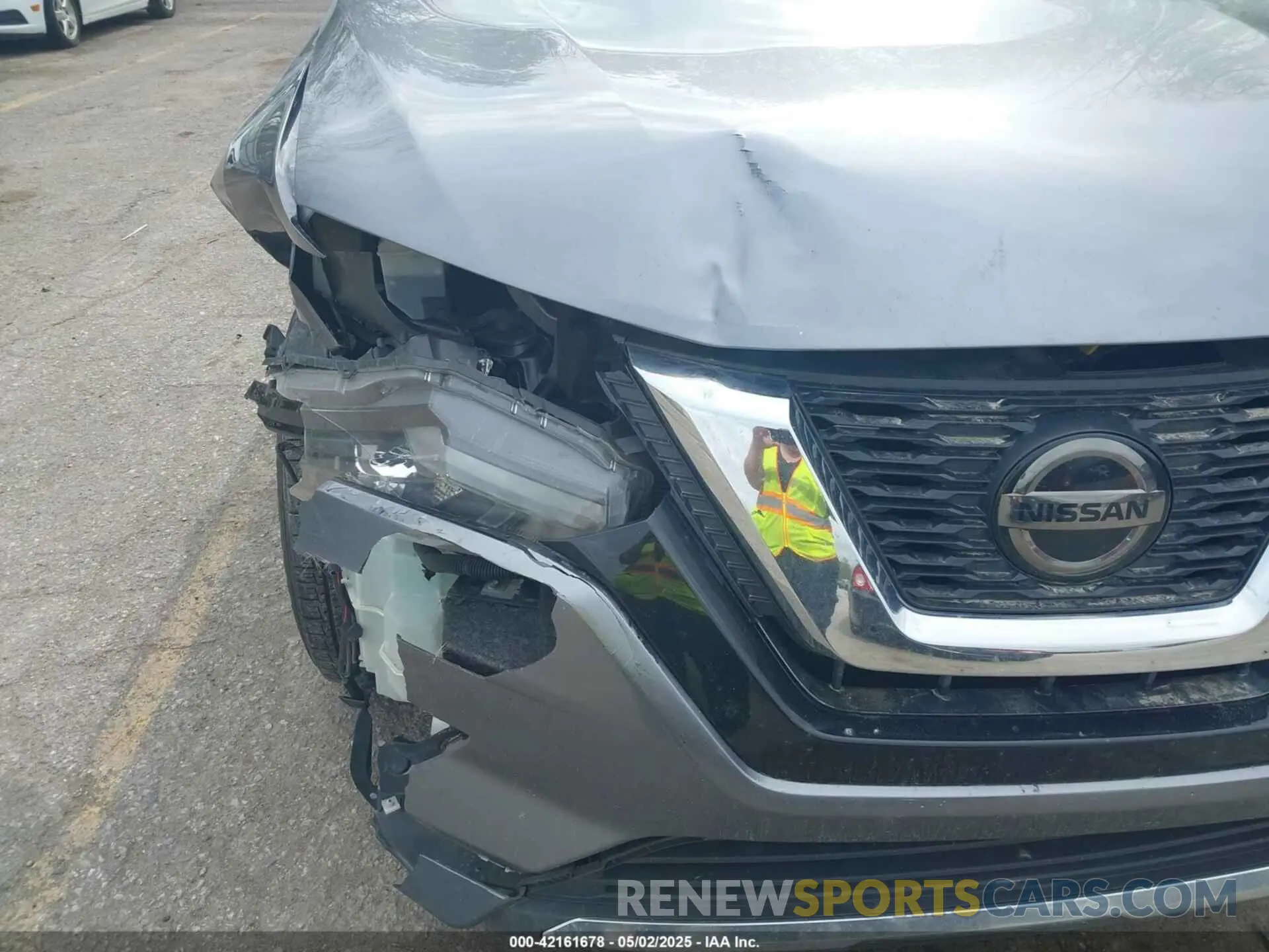 6 fotografías del automóvil dañado KNMAT2MV5LP505962 NISSAN ROGUE 2020