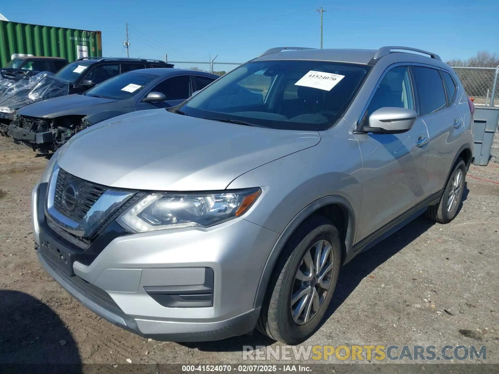 2 fotografías del automóvil dañado KNMAT2MV6LP502441 NISSAN ROGUE 2020