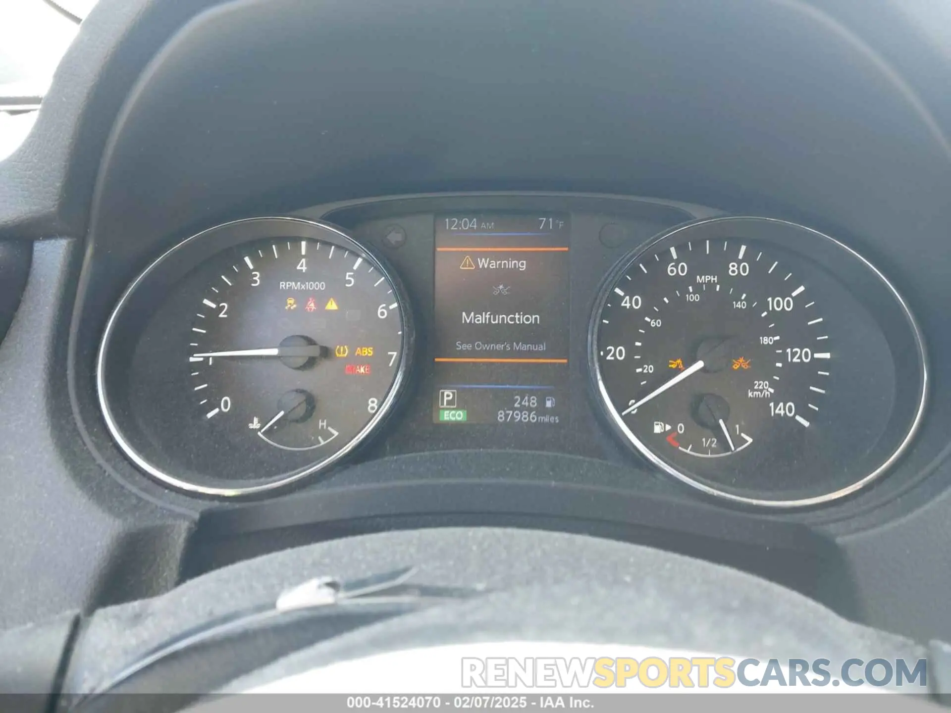 7 fotografías del automóvil dañado KNMAT2MV6LP502441 NISSAN ROGUE 2020