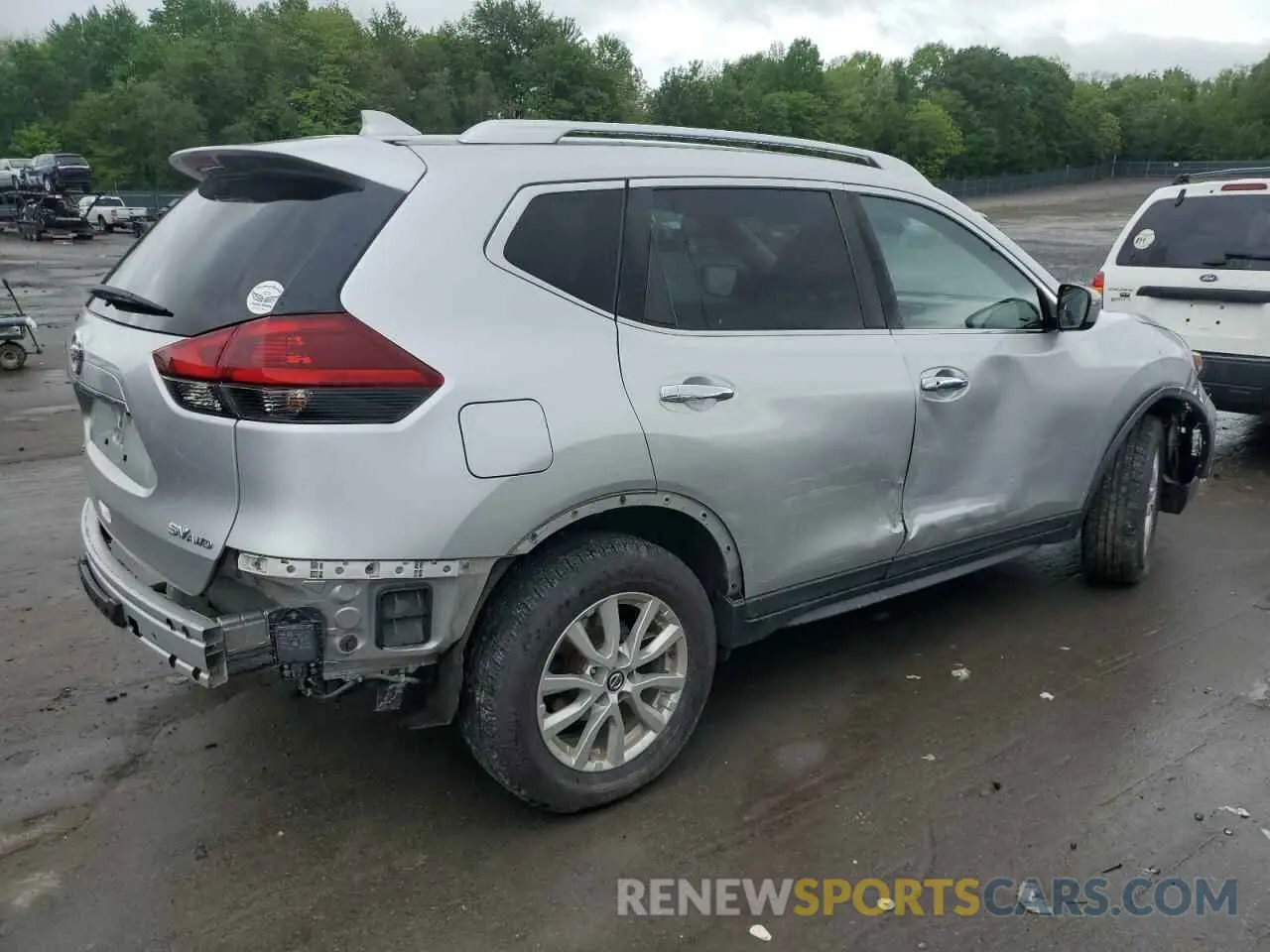 3 fotografías del automóvil dañado KNMAT2MV6LP508093 NISSAN ROGUE 2020