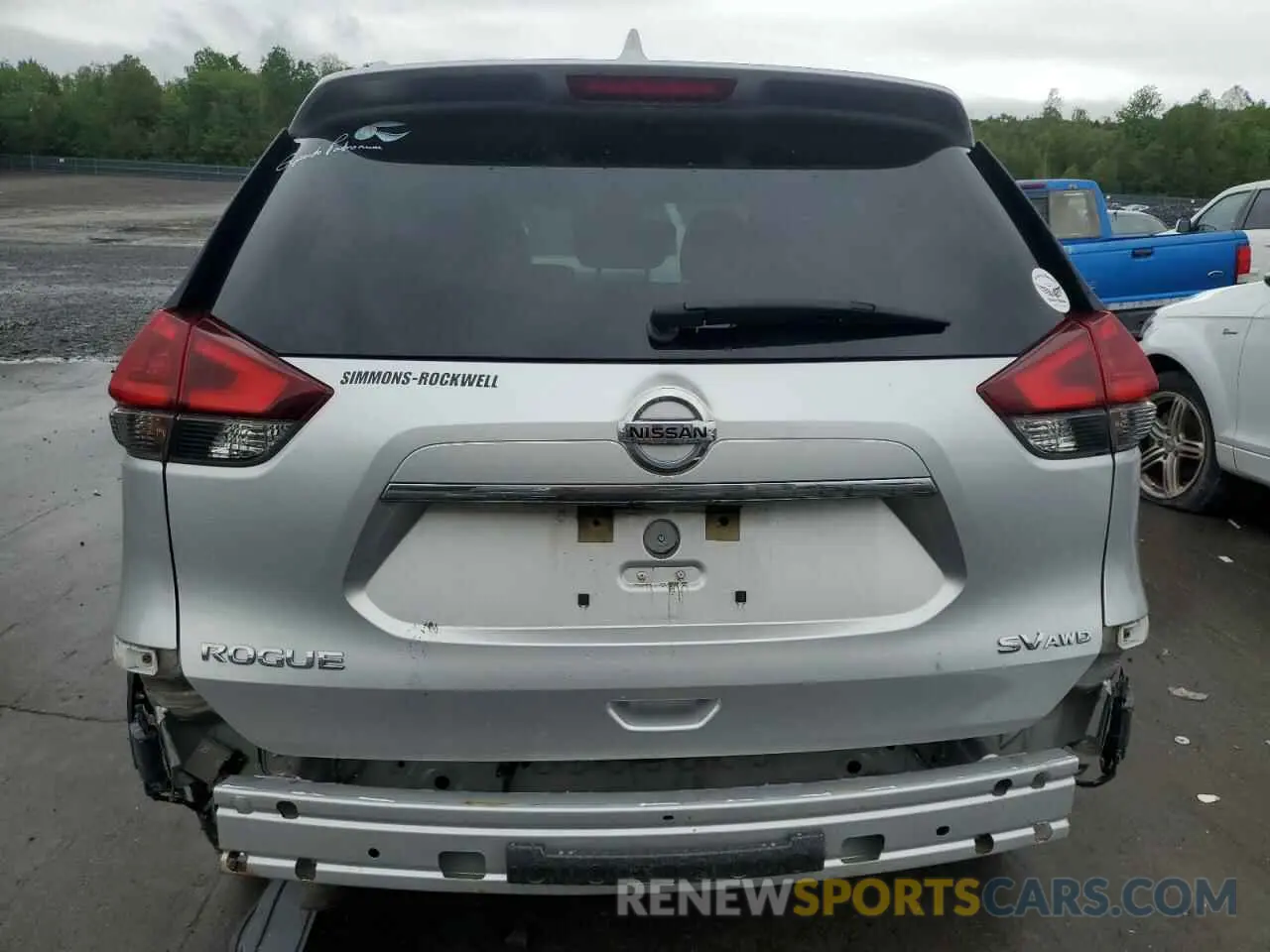 6 fotografías del automóvil dañado KNMAT2MV6LP508093 NISSAN ROGUE 2020