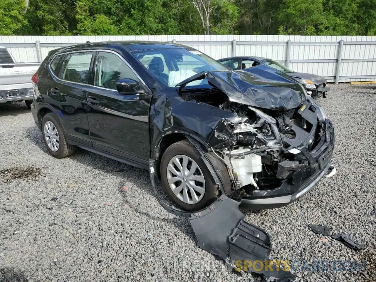 4 fotografías del automóvil dañado KNMAT2MV6LP511673 NISSAN ROGUE 2020