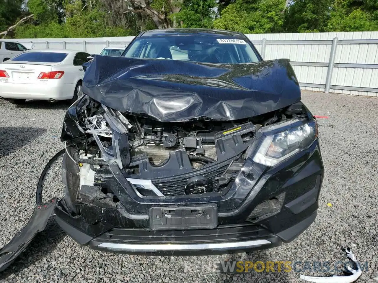 5 fotografías del automóvil dañado KNMAT2MV6LP511673 NISSAN ROGUE 2020