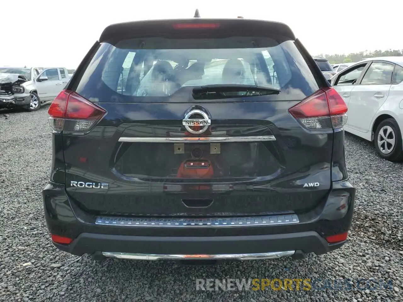 6 fotografías del automóvil dañado KNMAT2MV6LP511673 NISSAN ROGUE 2020