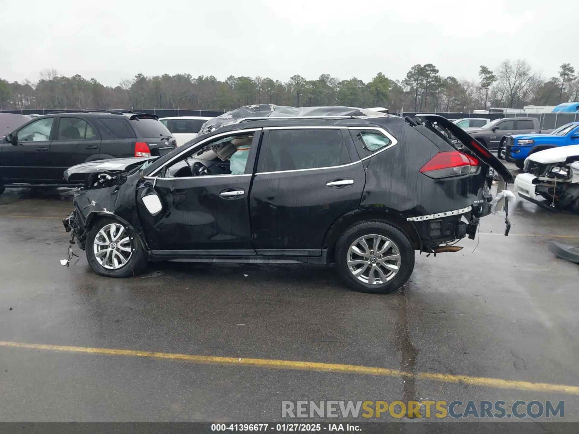 15 fotografías del automóvil dañado KNMAT2MV6LP512970 NISSAN ROGUE 2020