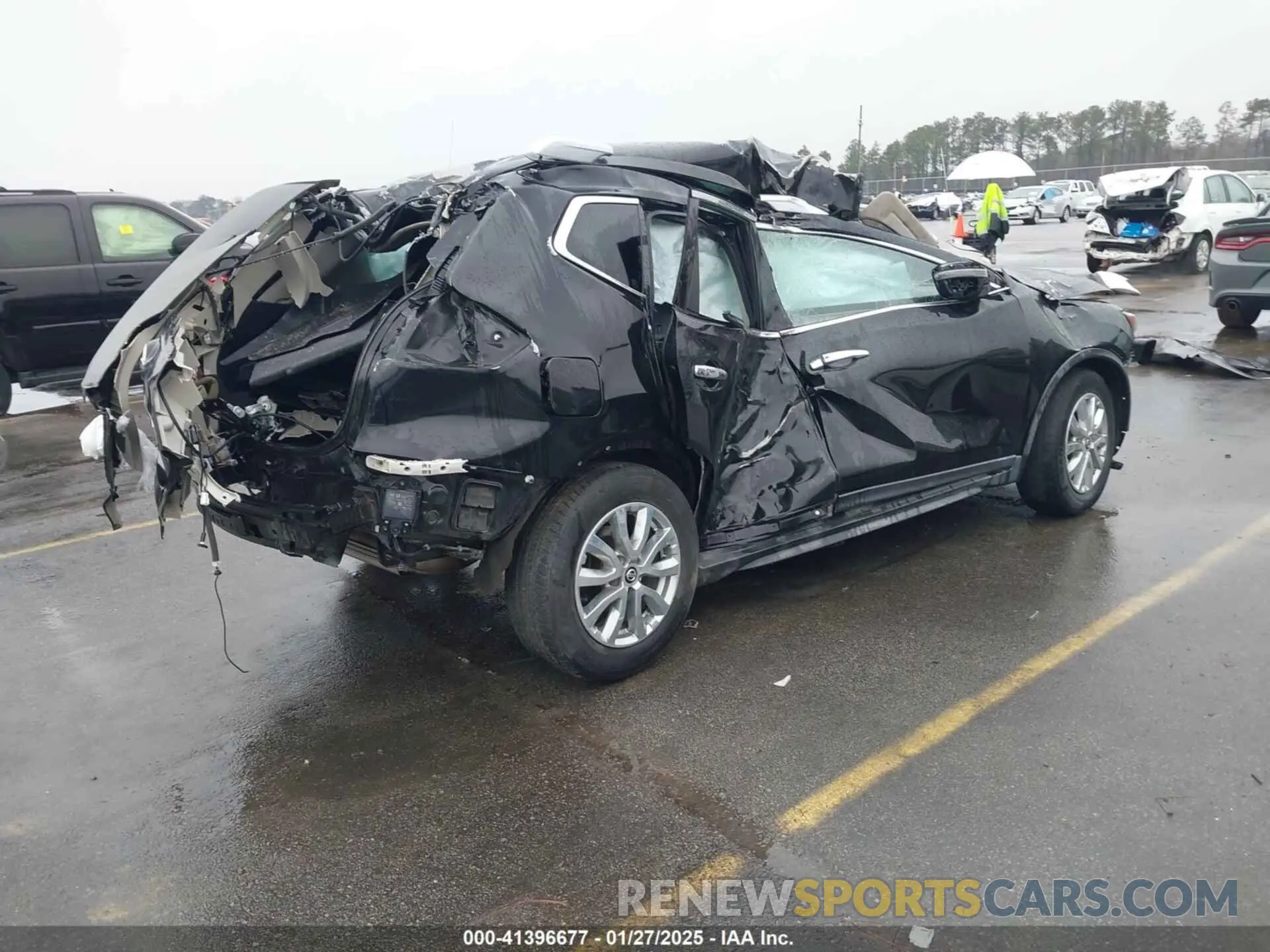 4 fotografías del automóvil dañado KNMAT2MV6LP512970 NISSAN ROGUE 2020