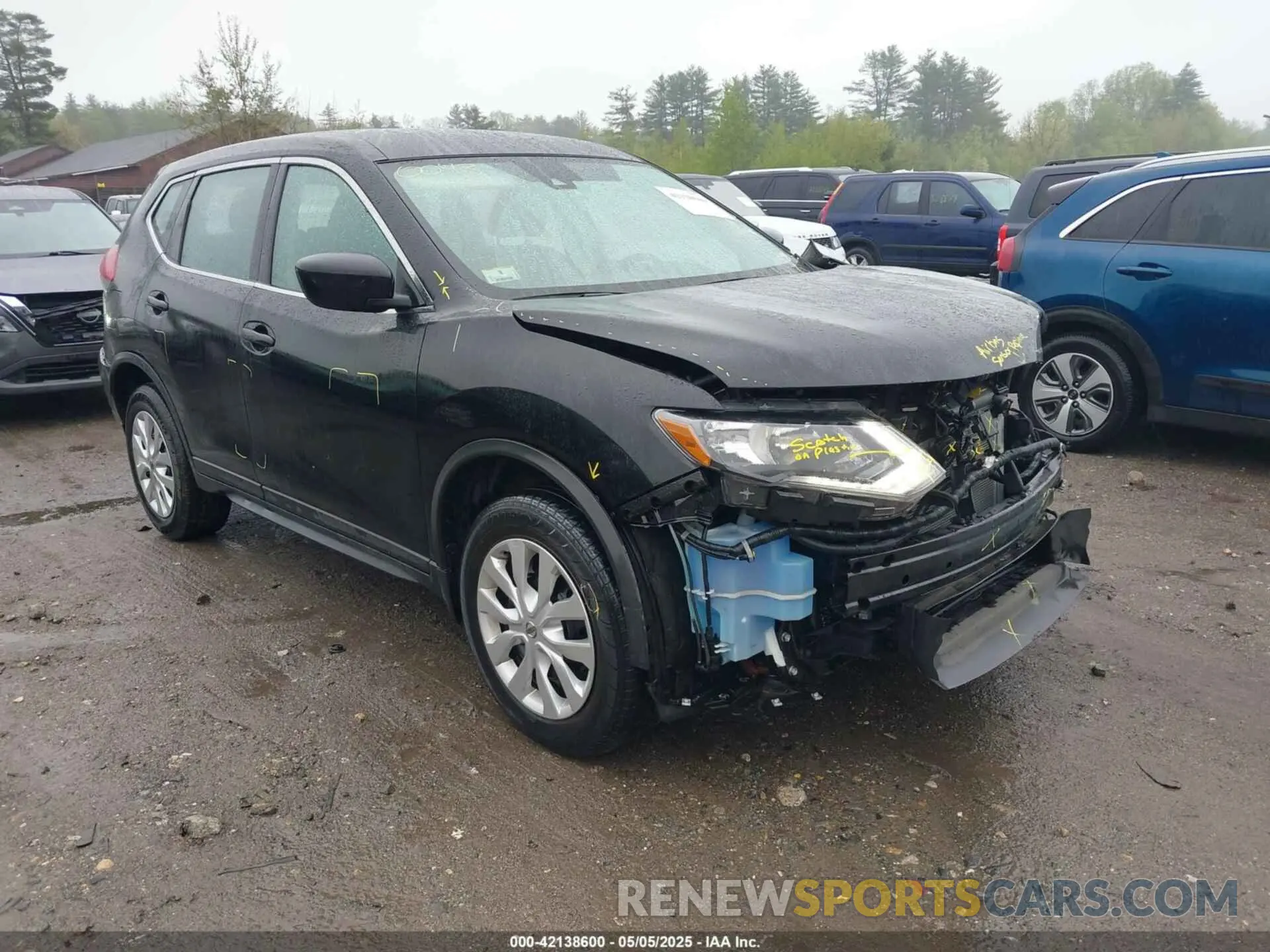 1 fotografías del automóvil dañado KNMAT2MV6LP521913 NISSAN ROGUE 2020