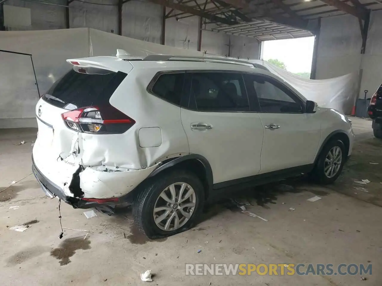 3 fotografías del automóvil dañado KNMAT2MV6LP524312 NISSAN ROGUE 2020