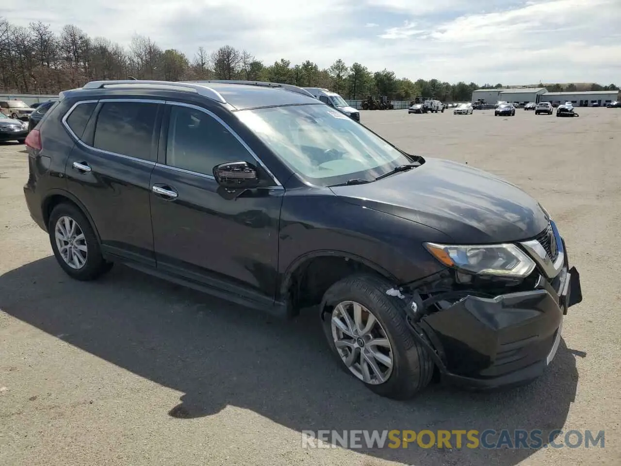 4 fotografías del automóvil dañado KNMAT2MV7LP507048 NISSAN ROGUE 2020