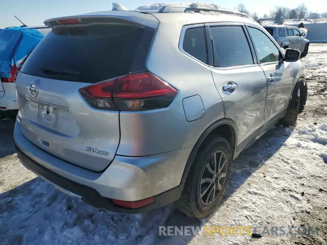 3 fotografías del automóvil dañado KNMAT2MV7LP509902 NISSAN ROGUE 2020