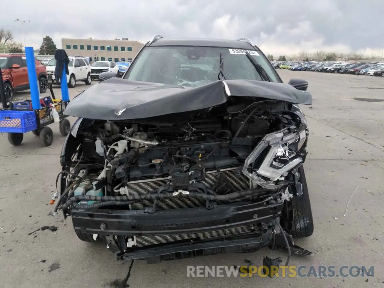 5 fotografías del automóvil dañado KNMAT2MV7LP511150 NISSAN ROGUE 2020