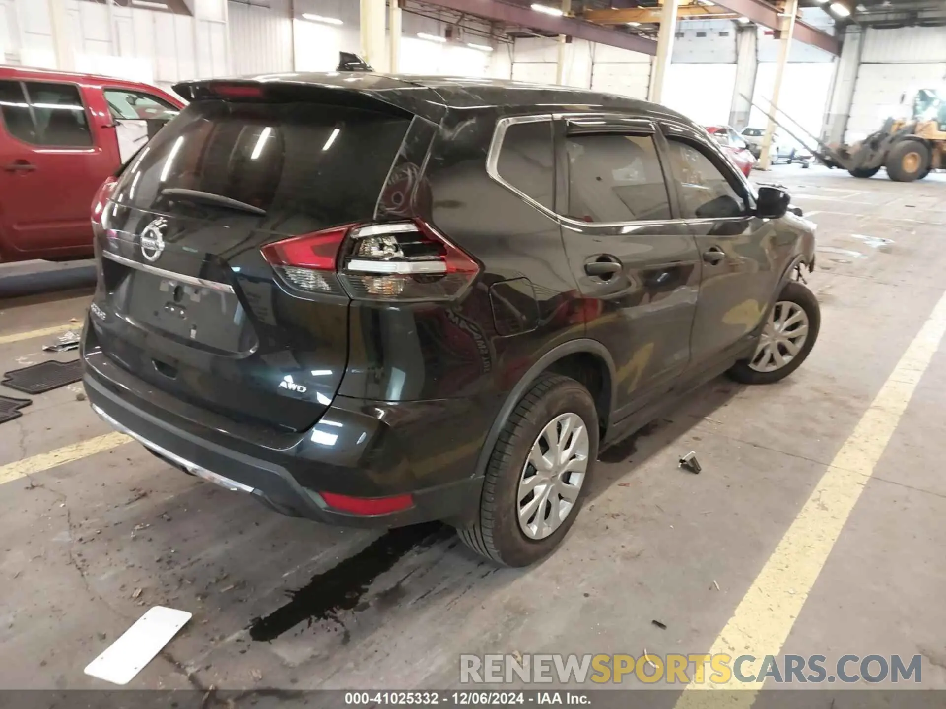 4 fotografías del automóvil dañado KNMAT2MV7LP527946 NISSAN ROGUE 2020