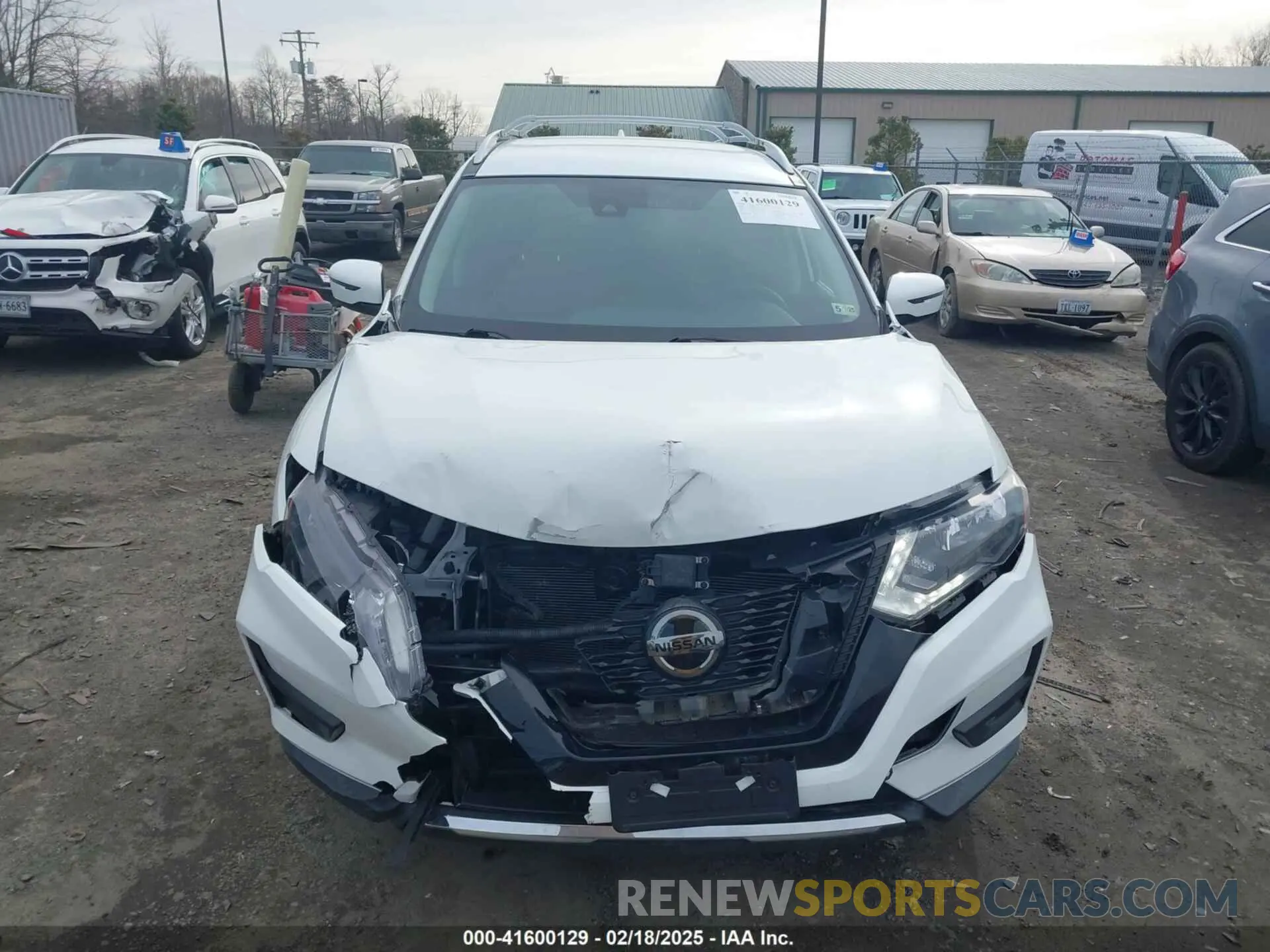 12 fotografías del automóvil dañado KNMAT2MV8LP504076 NISSAN ROGUE 2020
