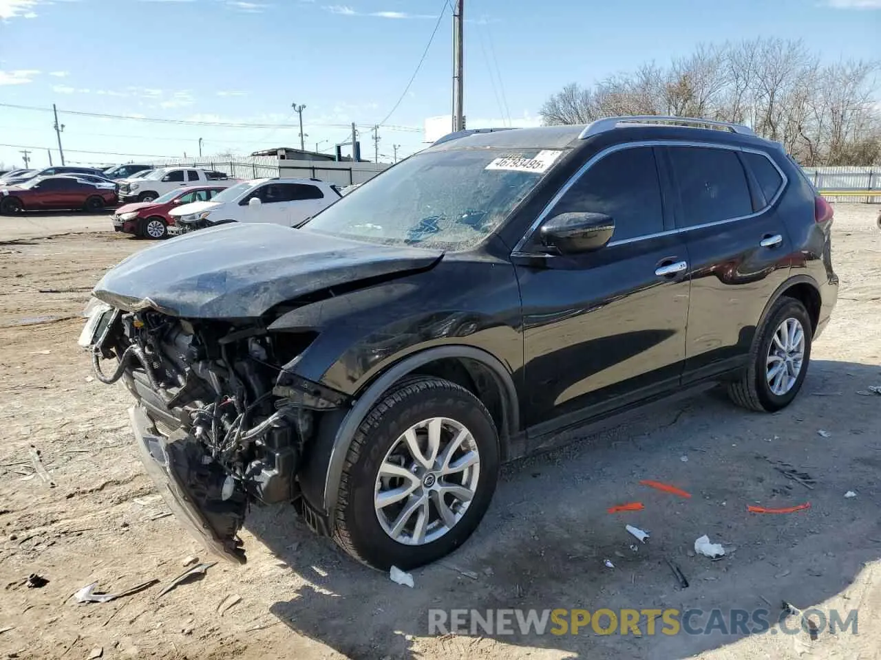 1 fotografías del automóvil dañado KNMAT2MV8LP513537 NISSAN ROGUE 2020