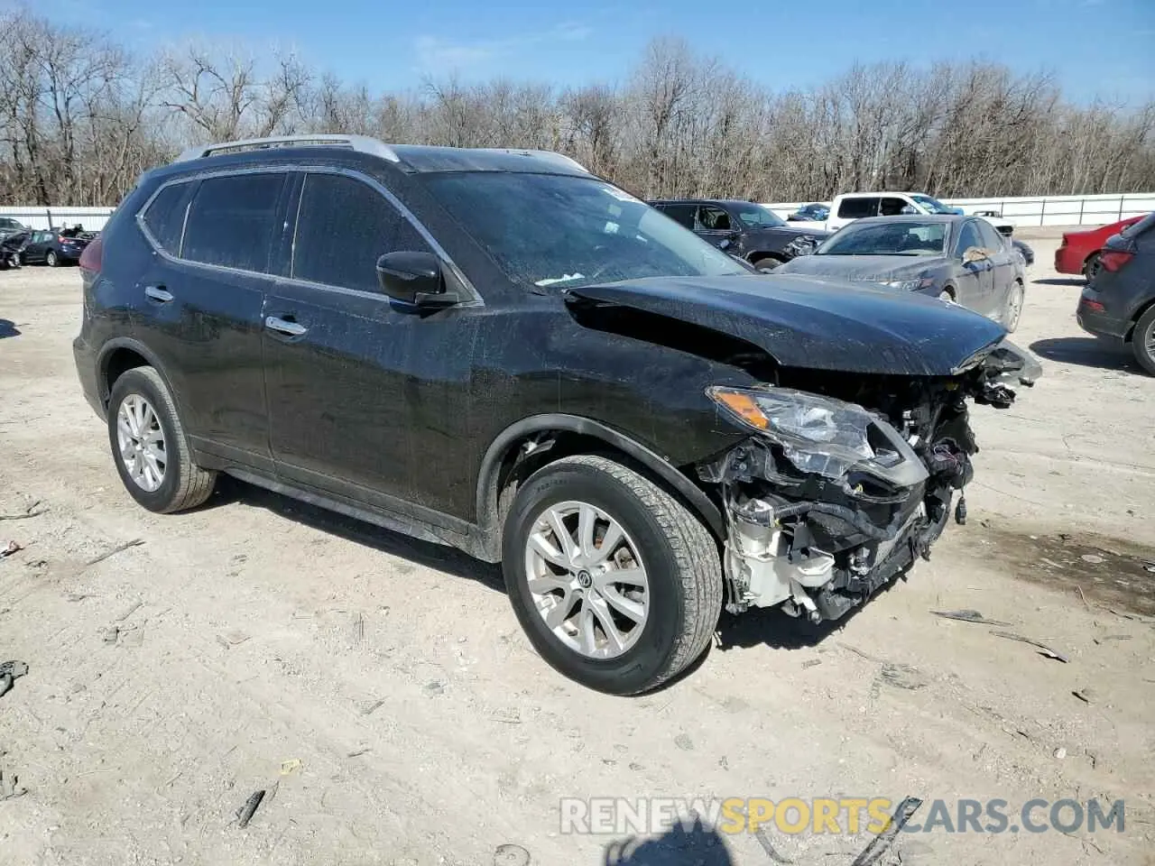 4 fotografías del automóvil dañado KNMAT2MV8LP513537 NISSAN ROGUE 2020