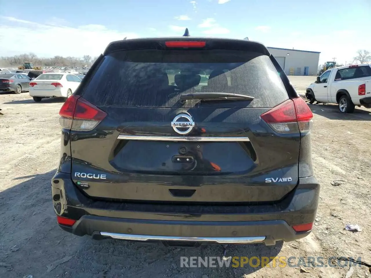6 fotografías del automóvil dañado KNMAT2MV8LP513537 NISSAN ROGUE 2020