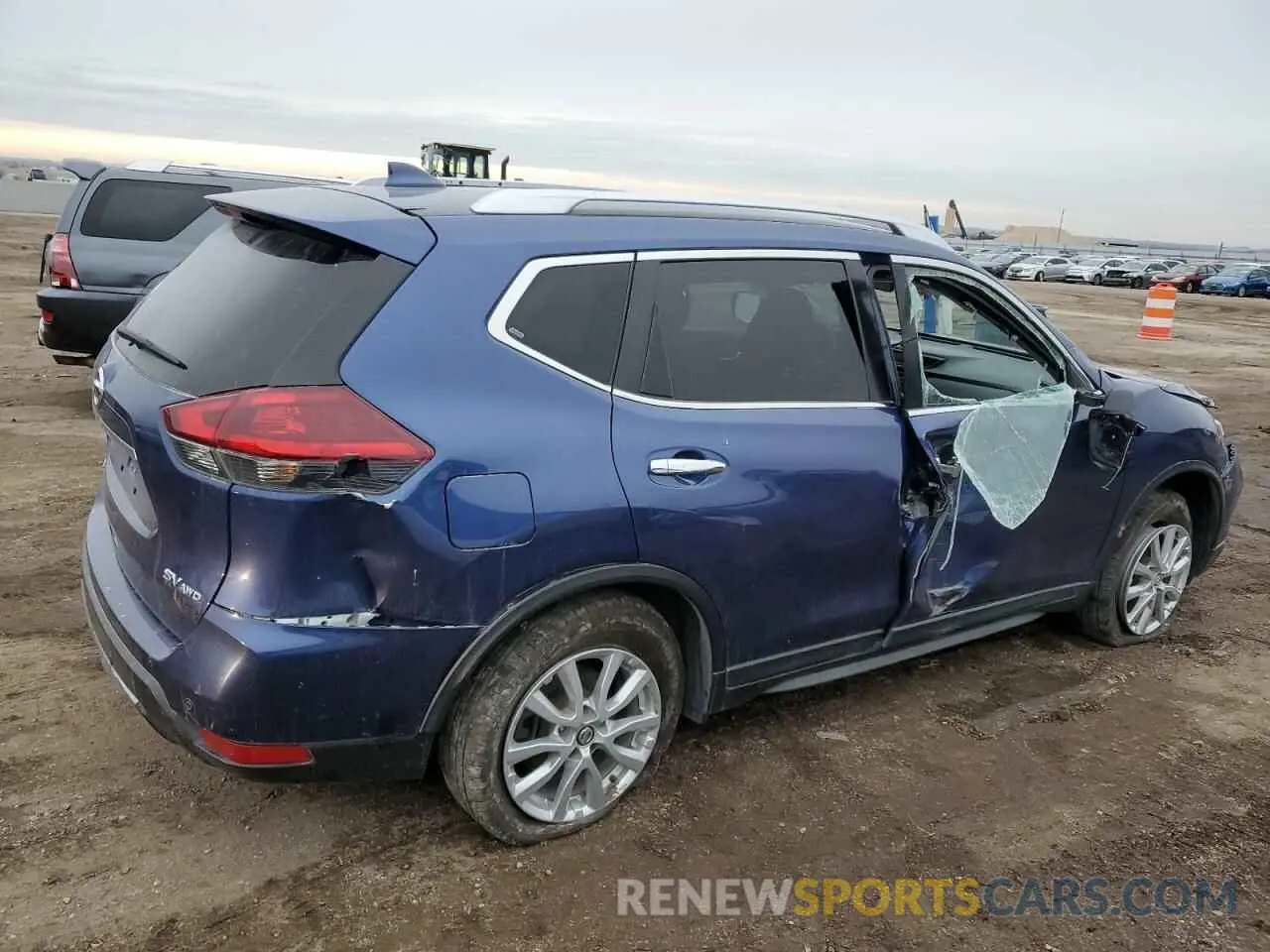 3 fotografías del automóvil dañado KNMAT2MV8LP535974 NISSAN ROGUE 2020