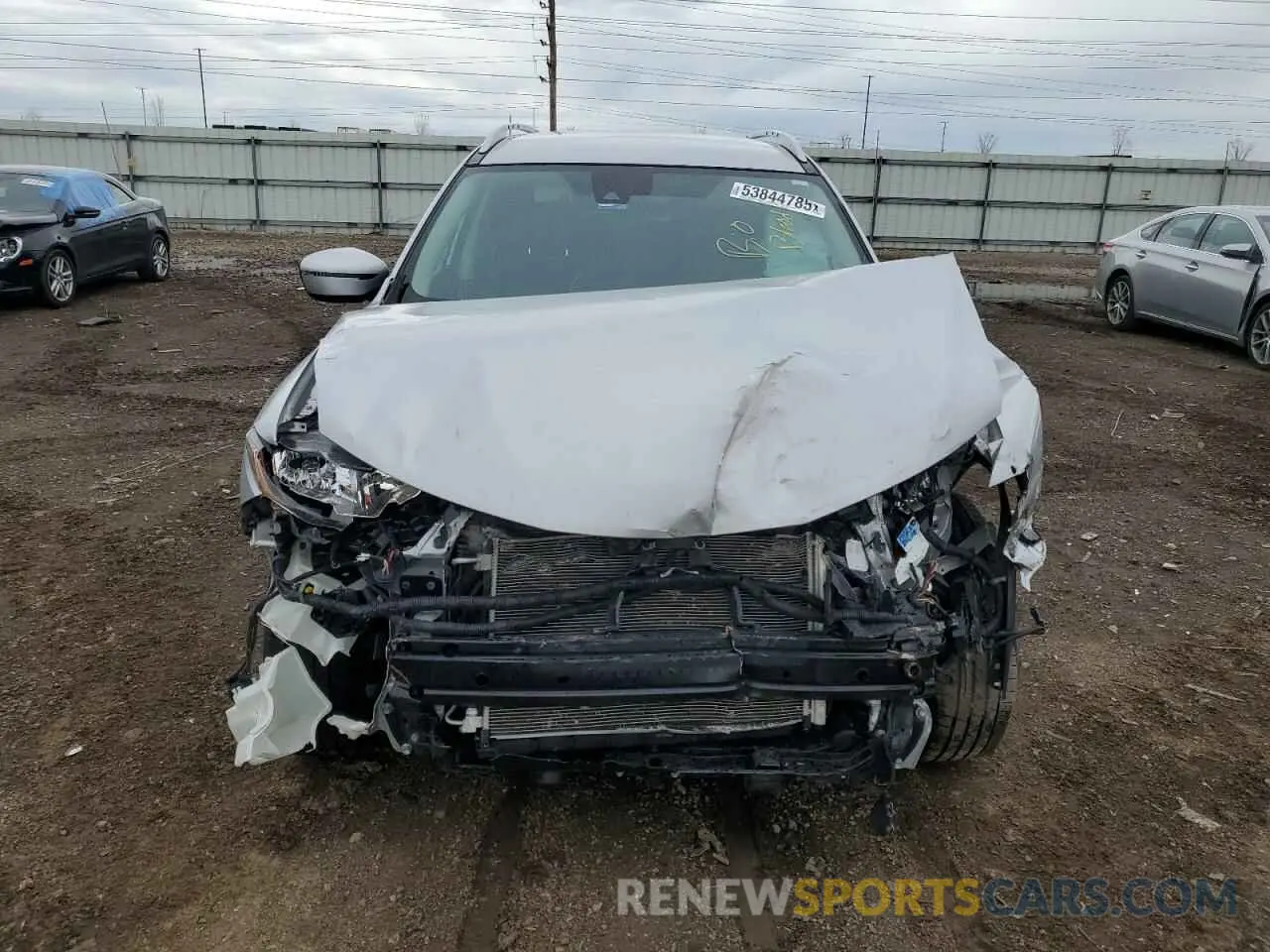 5 fotografías del automóvil dañado KNMAT2MV8LP541662 NISSAN ROGUE 2020