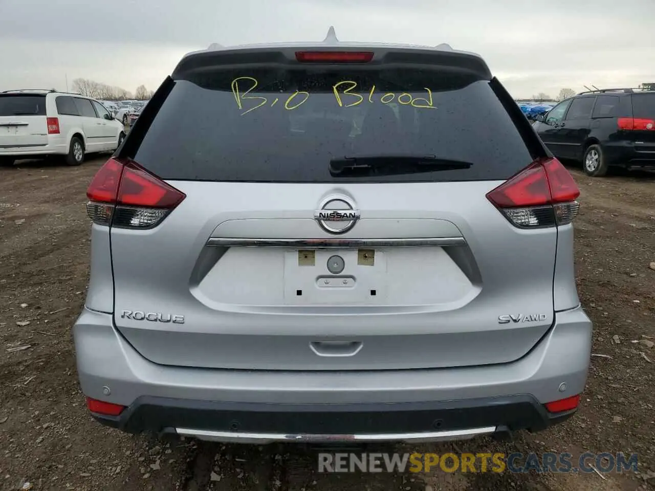 6 fotografías del automóvil dañado KNMAT2MV8LP541662 NISSAN ROGUE 2020