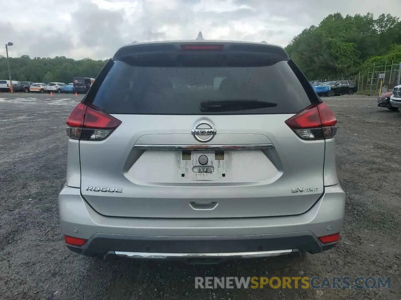 6 fotografías del automóvil dañado KNMAT2MV9LP521565 NISSAN ROGUE 2020