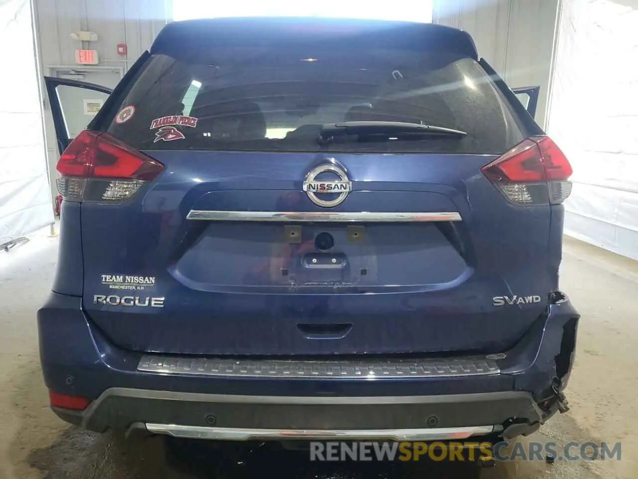 6 fotografías del automóvil dañado KNMAT2MV9LP531738 NISSAN ROGUE 2020