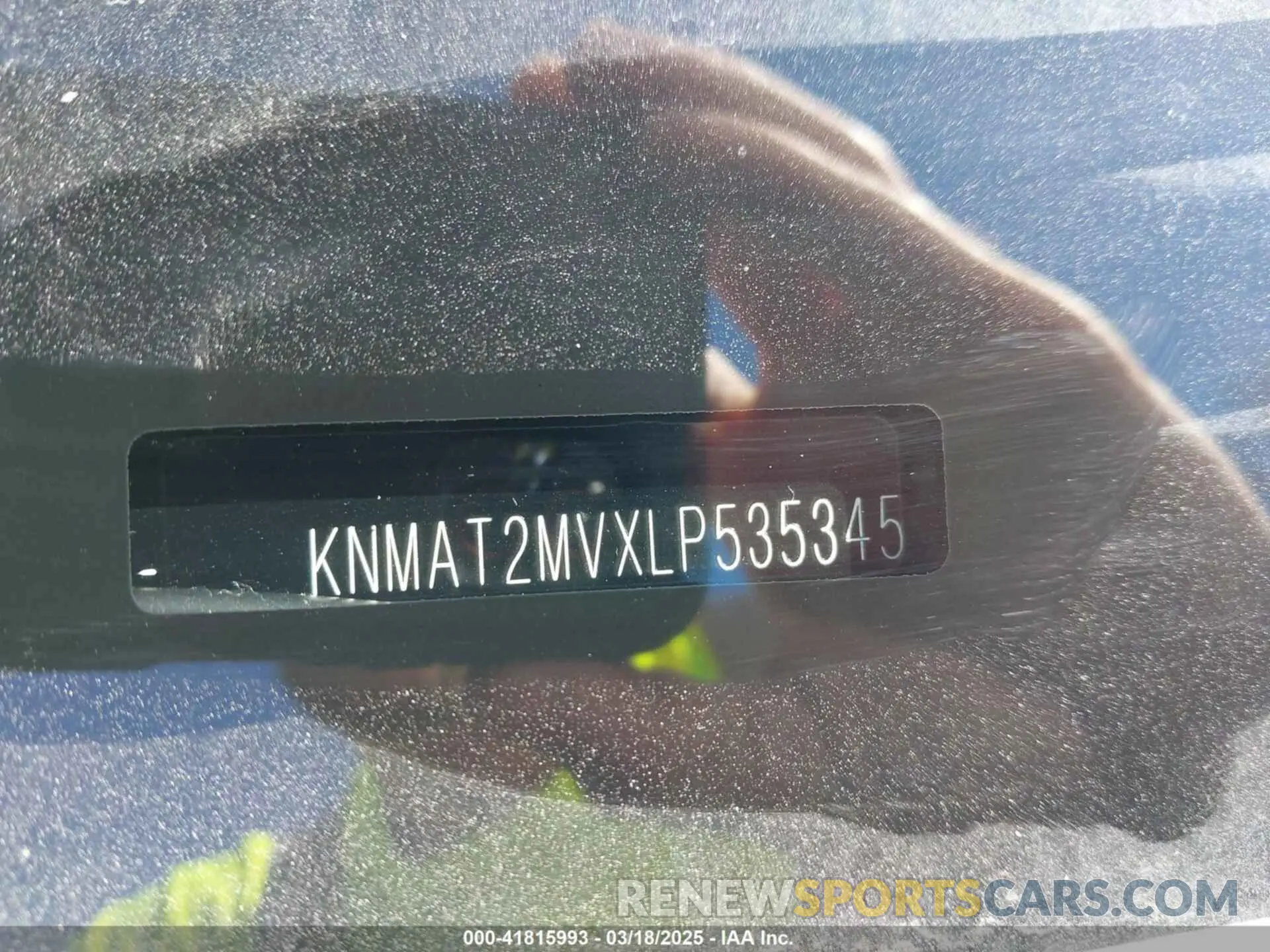 9 fotografías del automóvil dañado KNMAT2MVXLP535345 NISSAN ROGUE 2020