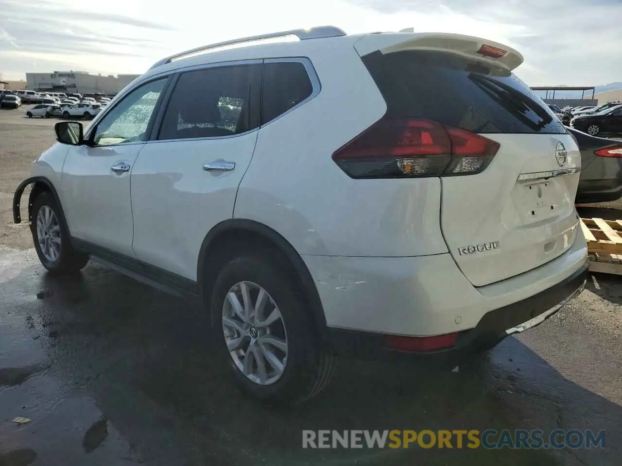 2 fotografías del automóvil dañado KNMAT2MVXLP537774 NISSAN ROGUE 2020
