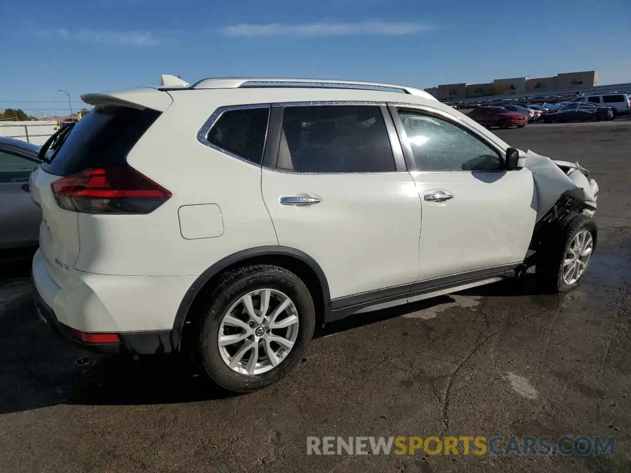 3 fotografías del automóvil dañado KNMAT2MVXLP537774 NISSAN ROGUE 2020