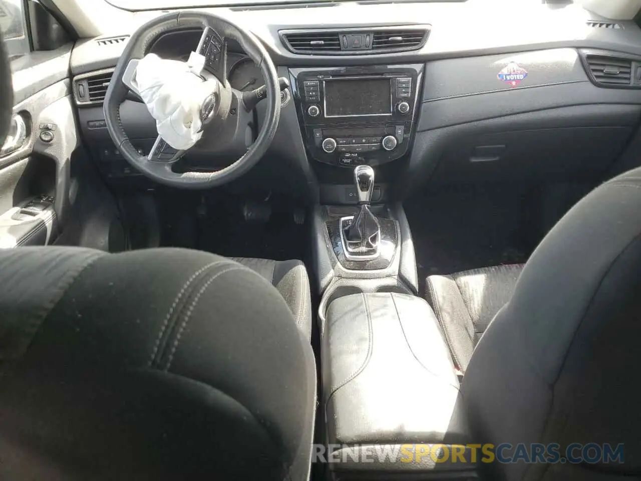 8 fotografías del automóvil dañado KNMAT2MVXLP537774 NISSAN ROGUE 2020