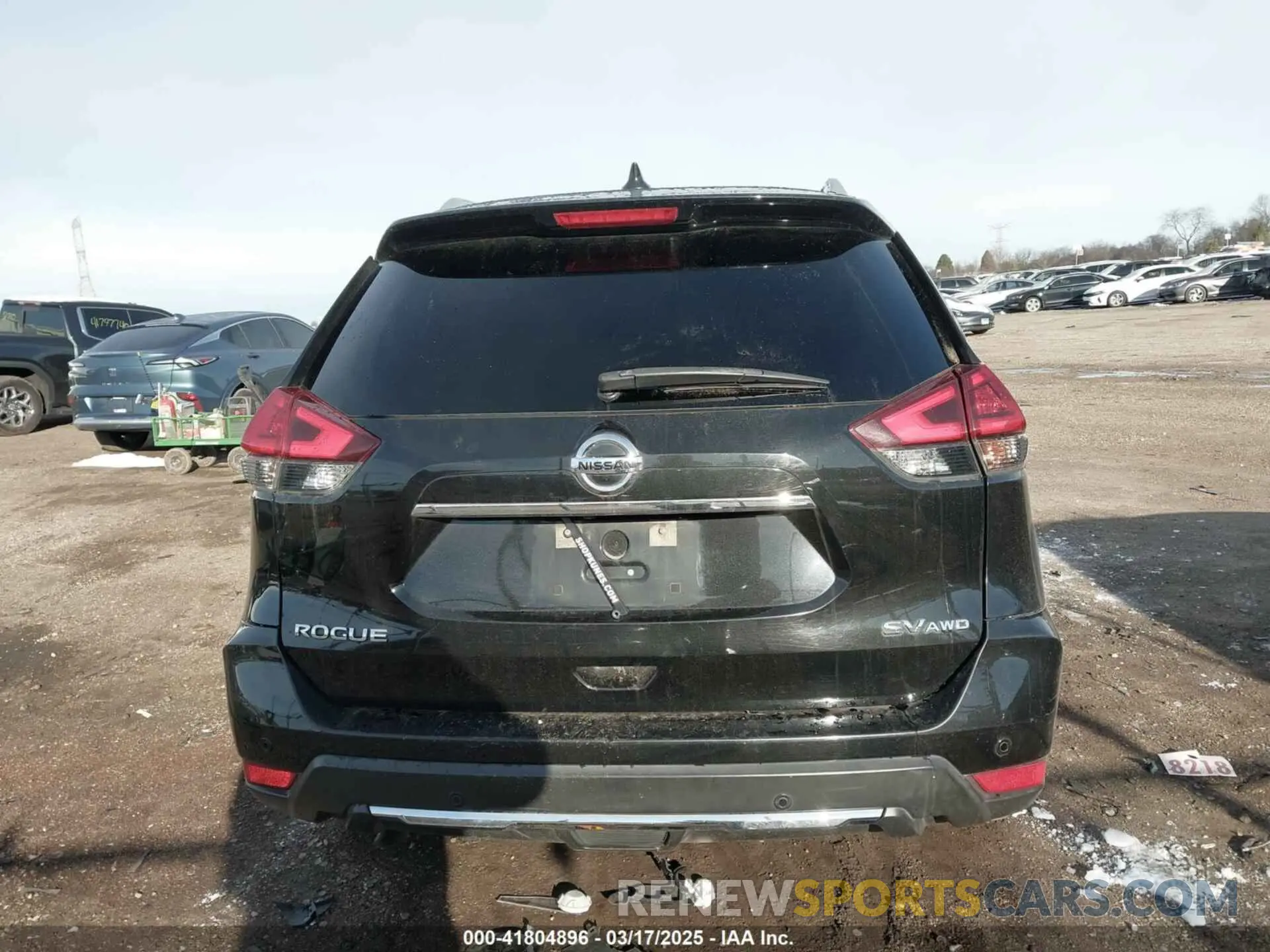 17 fotografías del automóvil dañado KNMAT2MVXLP540531 NISSAN ROGUE 2020