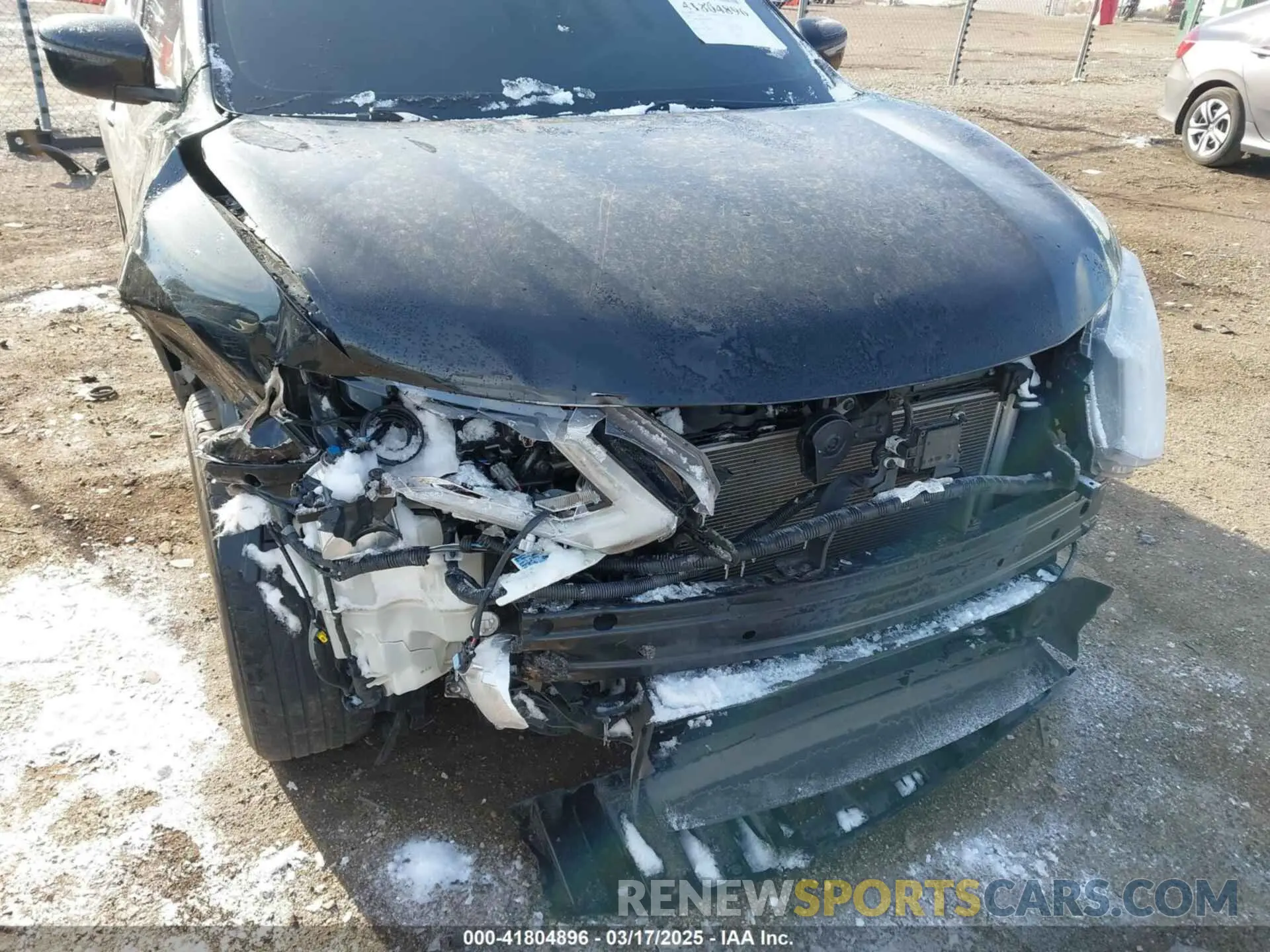 6 fotografías del automóvil dañado KNMAT2MVXLP540531 NISSAN ROGUE 2020